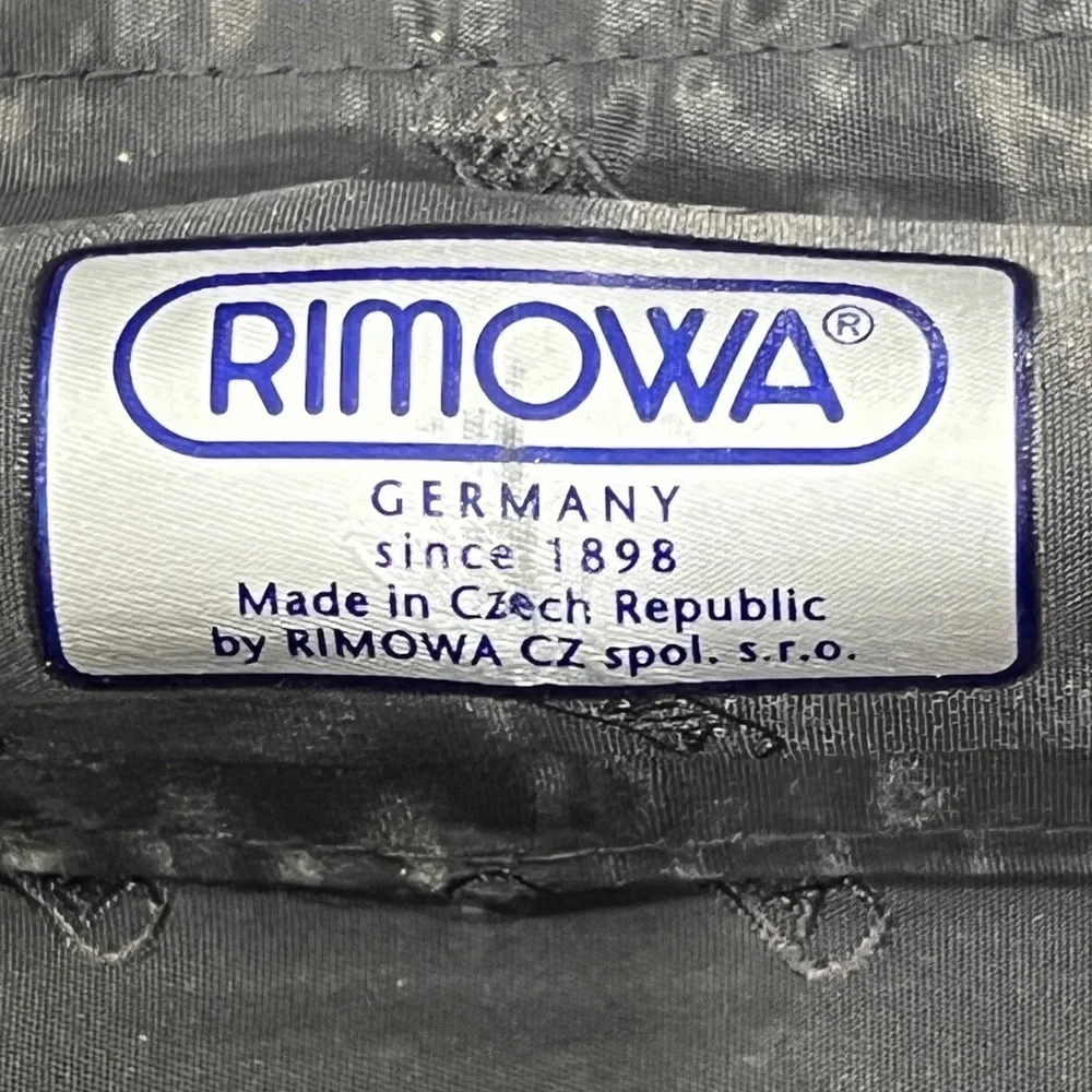 RIMOWA Black Bolero Flight Notebook Business Carry On Bag